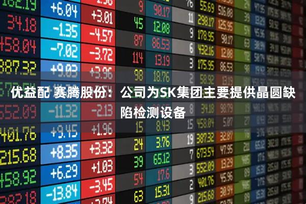 优益配 赛腾股份：公司为SK集团主要提供晶圆缺陷检测设备